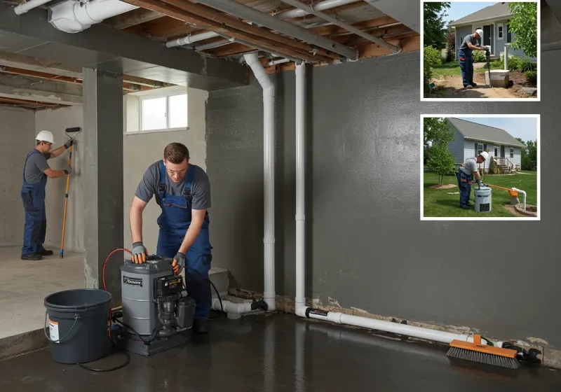 Basement Waterproofing and Flood Prevention process in West Raleigh, NC